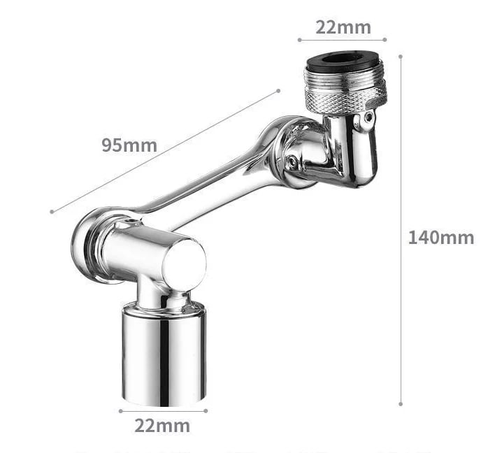 🚰 50% OFF!1080° rotating faucet extender – 2 water modes, anti-splash, fits 99% of faucets!
