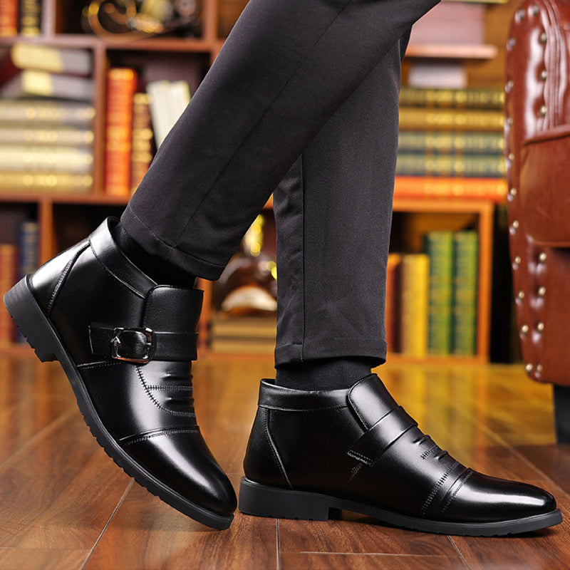 [Winter Gift] 💥GET 50% OFF💥Men's Warm Casual PU Leather Shoes