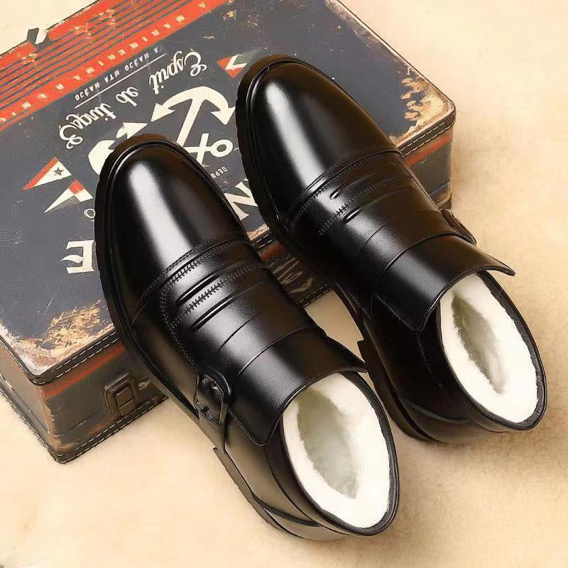 [Winter Gift] 💥GET 50% OFF💥Men's Warm Casual PU Leather Shoes