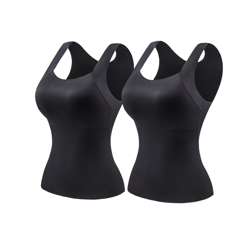 🔥Last Day 49% OFF💖Women’s U Neck Thermal Tank Tops with Built-In Bra
