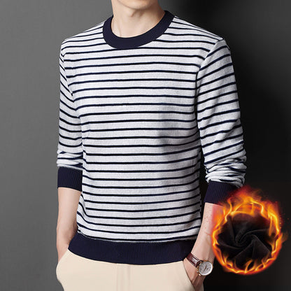 🔥49%OFF Christmas Sale🔥Men's Warm Striped Cozy Fashion Sweater