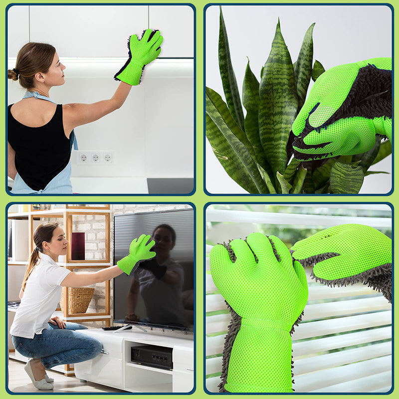 💚BUY 1 GET 1 FREE 💚Double Sided Five Finger Car Wash Gloves