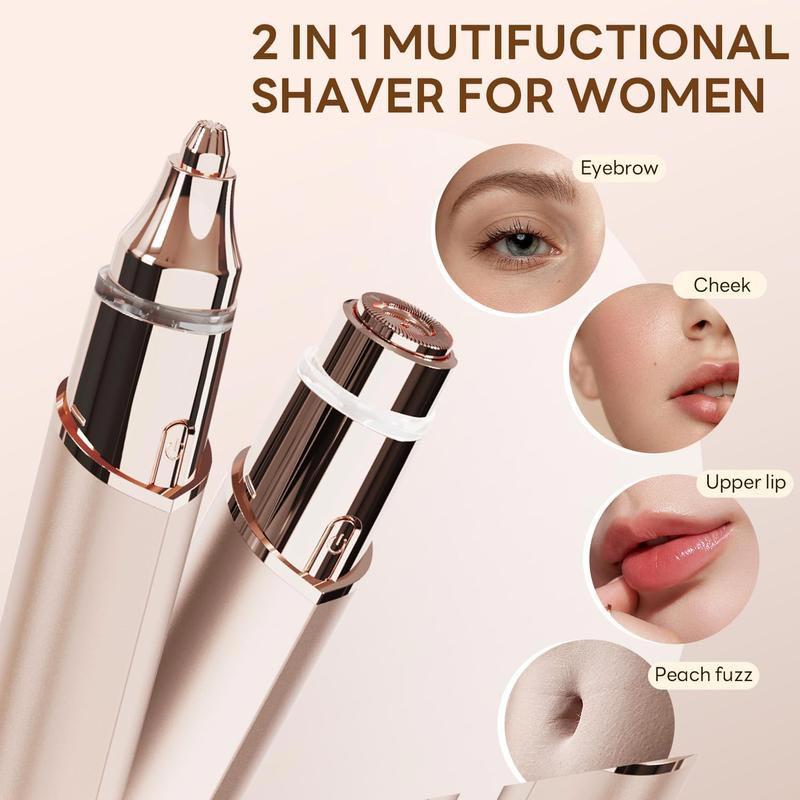 ⏰🔥LIMITED TIME 50% OFF! 💖 2-in-1 Facial Hair Remover & Eyebrow Trimmer – Precise, Gentle & Easy-to-Use for Smooth Skin ✨🌸