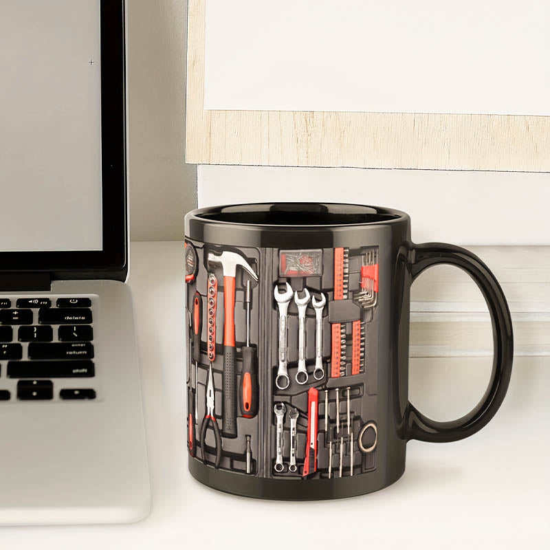 3D Mechanic Toolbox Coffee Mug Set