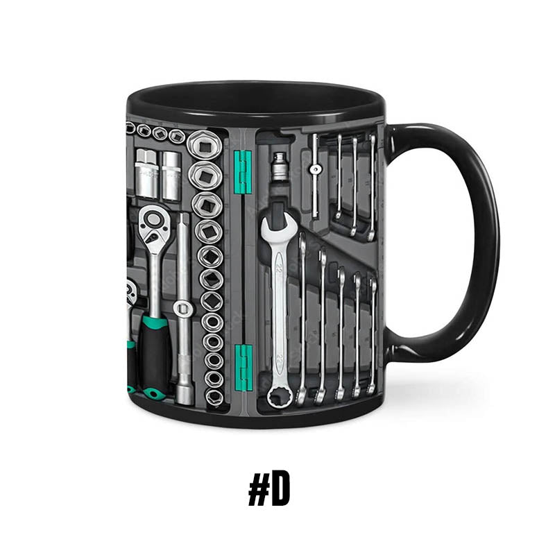 3D Mechanic Toolbox Coffee Mug Set