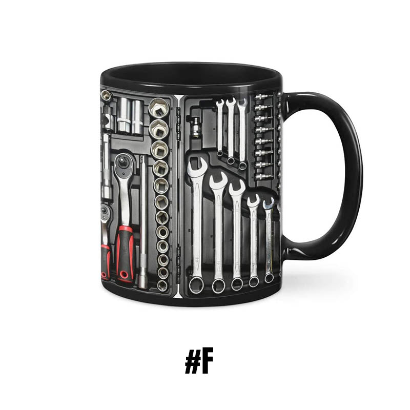 3D Mechanic Toolbox Coffee Mug Set