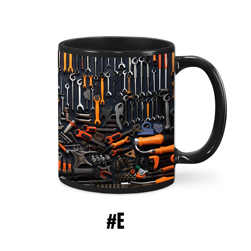 3D Mechanic Toolbox Coffee Mug Set