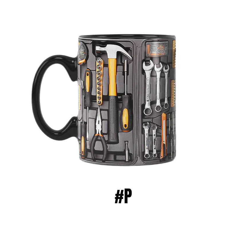 3D Mechanic Toolbox Coffee Mug Set