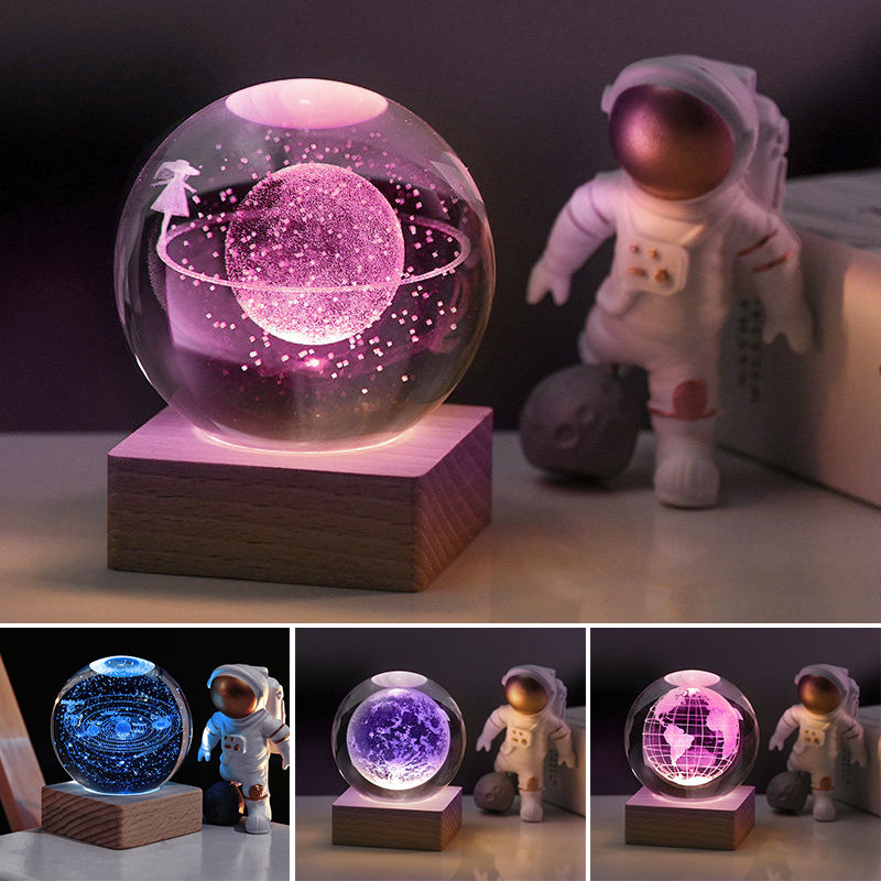 Easter 3D Galaxy Crystal Ball Nightlight Decorlamp💖BUY 3 GET 10% OFF