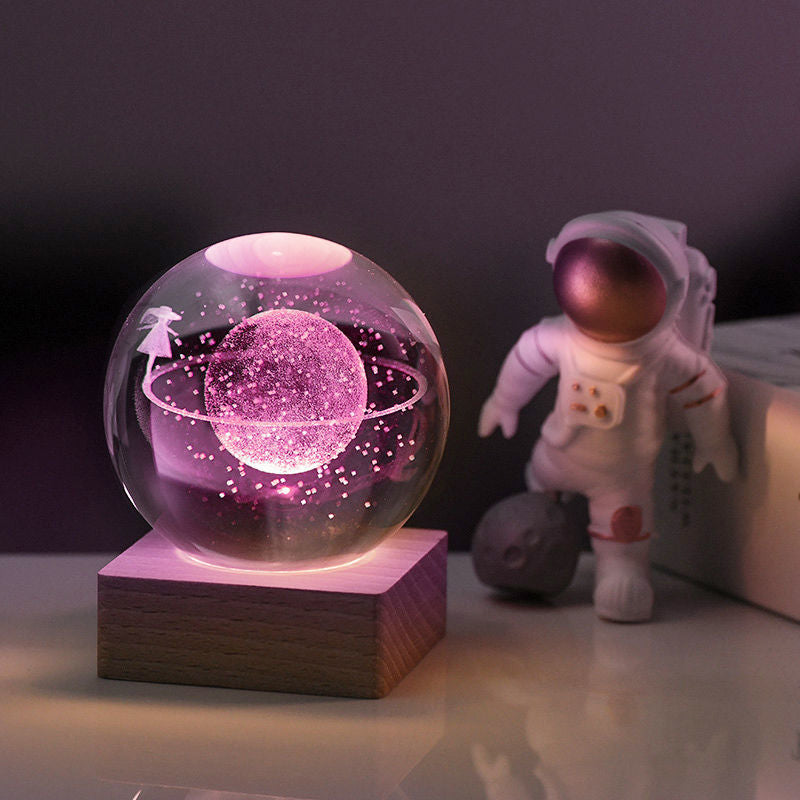 Easter 3D Galaxy Crystal Ball Nightlight Decorlamp💖BUY 3 GET 10% OFF