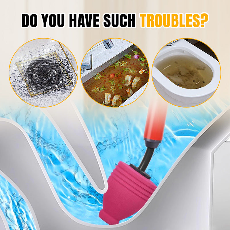 🔥HOT SALE🔥Household High-Pressure Toilet Unblocker