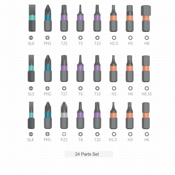 🔥2025 HOT SALE🔥24-in-1 Multi-Purpose Ratchet Screwdriver Set