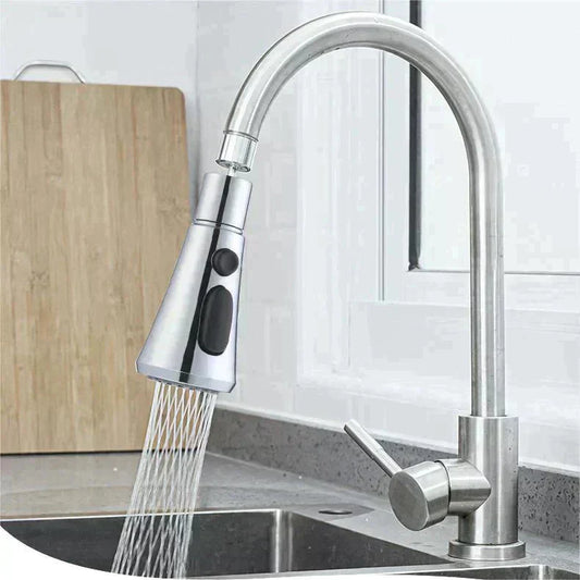 🔥Last Day £10.99!!⚡50K+ SOLD!🏠720° Rotatable 3 Function Kitchen Faucet Spray Head
