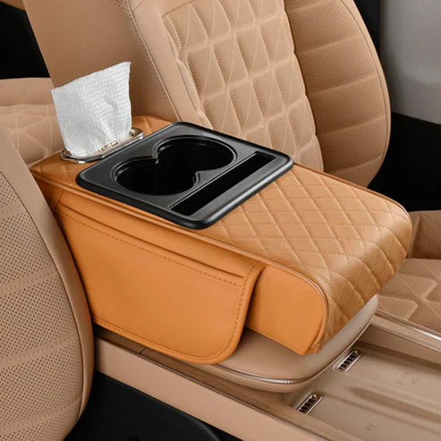 🛋️ 60% OFF NOW! 🚗 Integrated Pressurized Multifunctional Car Armrest Heightening Pad – Ergonomic Support, Extra Storage & Universal Fit 💺