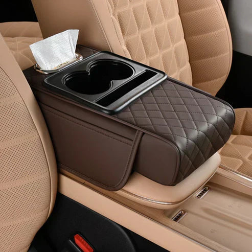🛋️ 60% OFF NOW! 🚗 Integrated Pressurized Multifunctional Car Armrest Heightening Pad – Ergonomic Support, Extra Storage & Universal Fit 💺