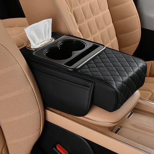 🛋️ 60% OFF NOW! 🚗 Integrated Pressurized Multifunctional Car Armrest Heightening Pad – Ergonomic Support, Extra Storage & Universal Fit 💺