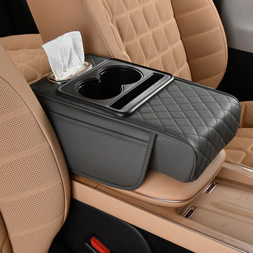 🛋️ 60% OFF NOW! 🚗 Integrated Pressurized Multifunctional Car Armrest Heightening Pad – Ergonomic Support, Extra Storage & Universal Fit 💺