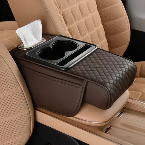 🛋️ 60% OFF NOW! 🚗 Integrated Pressurized Multifunctional Car Armrest Heightening Pad – Ergonomic Support, Extra Storage & Universal Fit 💺
