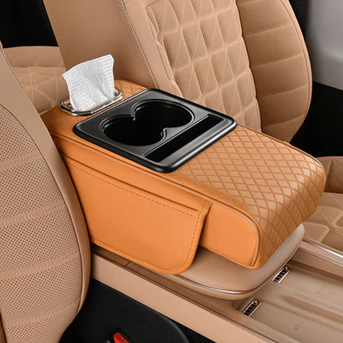 🛋️ 60% OFF NOW! 🚗 Integrated Pressurized Multifunctional Car Armrest Heightening Pad – Ergonomic Support, Extra Storage & Universal Fit 💺