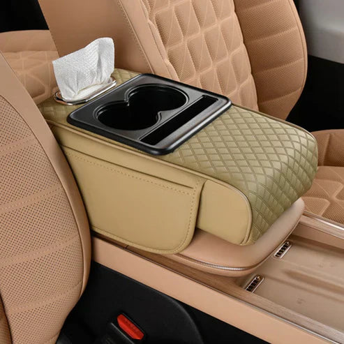 🛋️ 60% OFF NOW! 🚗 Integrated Pressurized Multifunctional Car Armrest Heightening Pad – Ergonomic Support, Extra Storage & Universal Fit 💺