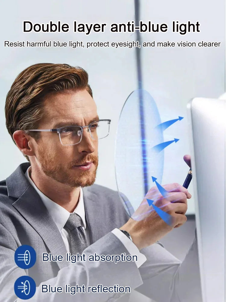 🔥Hot Sale 50% OFF🔥Ultra Light Anti Blue Presbyopic Glasses
