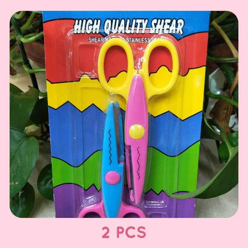 Kids Safety Art Scissors Set for Crafts & Scrapbooking