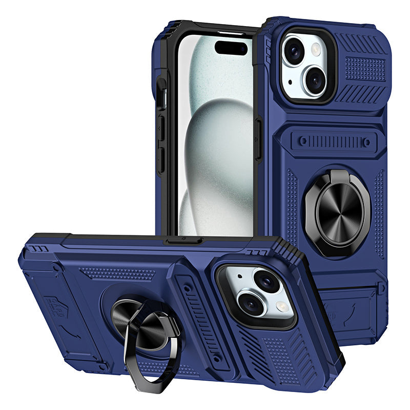 📱 LIMITED-TIME 50% OFF! 💥 Phone Case with Card Holder & Ring Grip – Kickstand, Magnetic Mount, Drop Protection