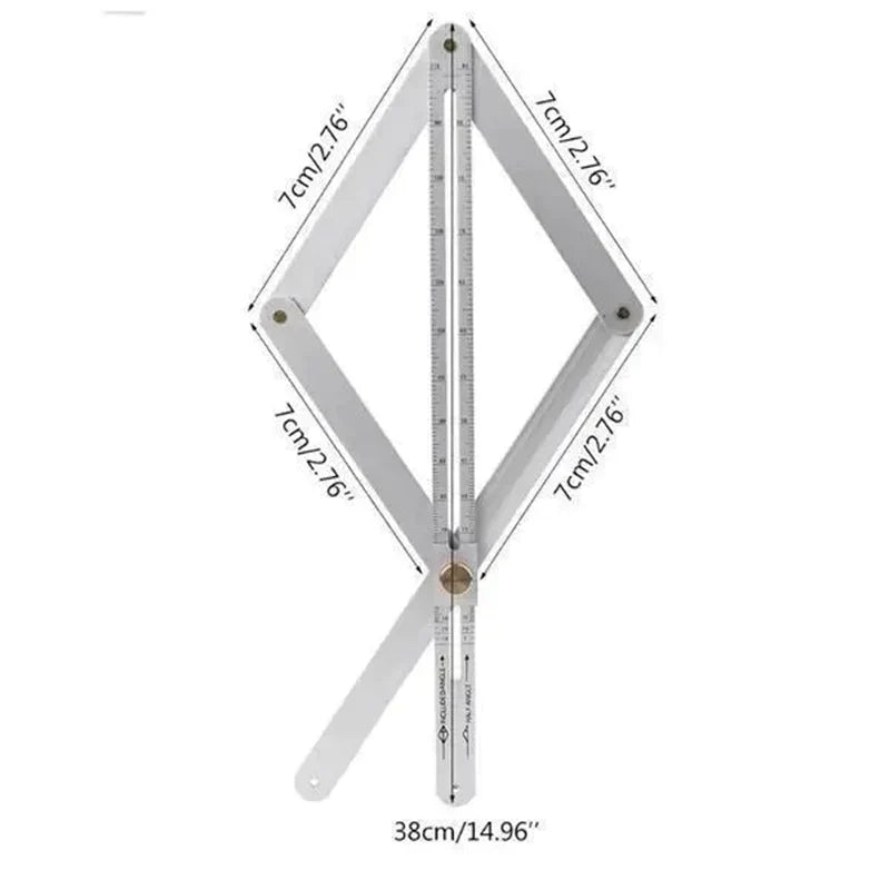 🔥56％ OFF🔥Multifunctional Woodworking Diagonal Ruler