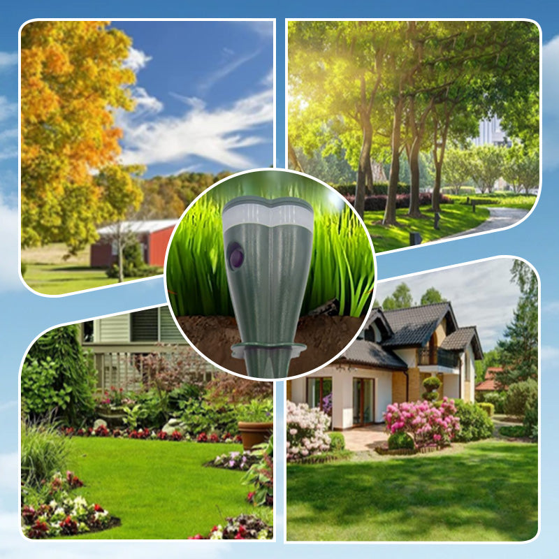 🌸Hot Sale 57% OFF☘️Solar Powered Waterproof Screw Mole Repellent
