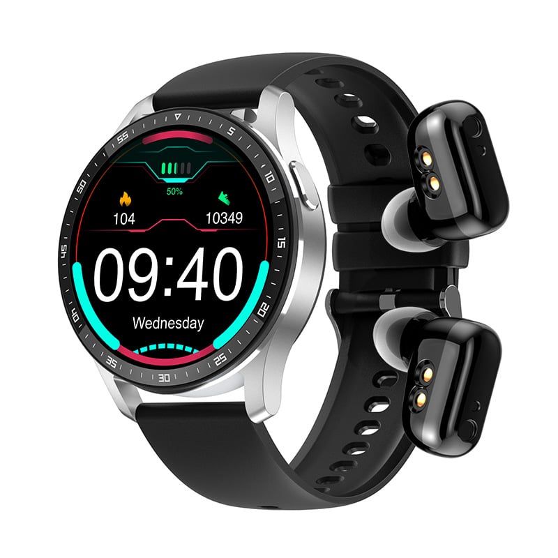 📢📢50% OFF !! ⏰2-in-1 smartwatch with built-in wireless earbuds 🎧️