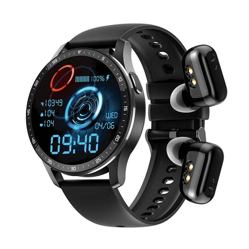 📢📢50% OFF !! ⏰2-in-1 smartwatch with built-in wireless earbuds 🎧️