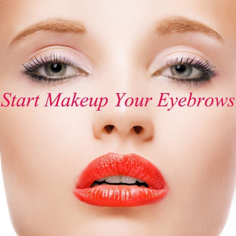 12PCS Eyebrow Stencil Kit with Headband