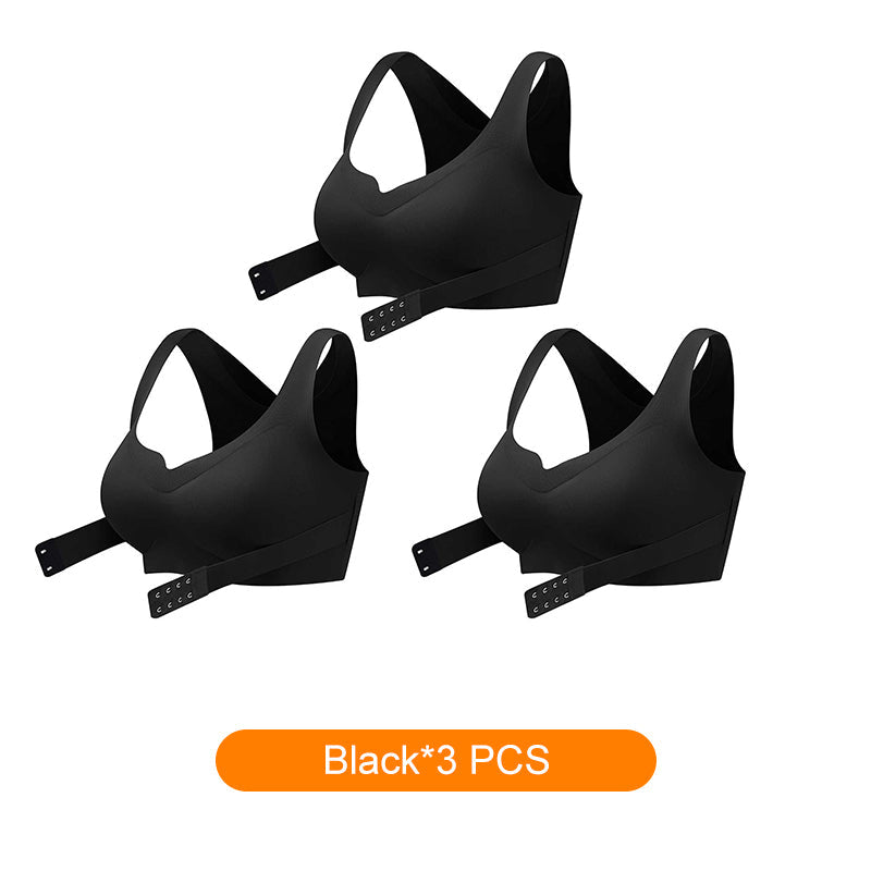 🎉50% OFF🎉Women's Cozy Seamless Push Up Front Closure Bra