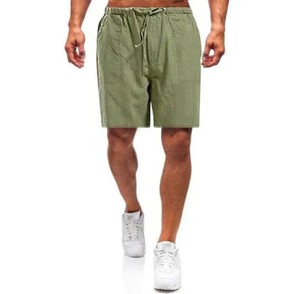 💥50% OFF ☀ Stay Cool, Stay Sharp - Men's Relaxed Linen Shorts ☀️