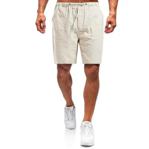 💥50% OFF ☀ Stay Cool, Stay Sharp - Men's Relaxed Linen Shorts ☀️