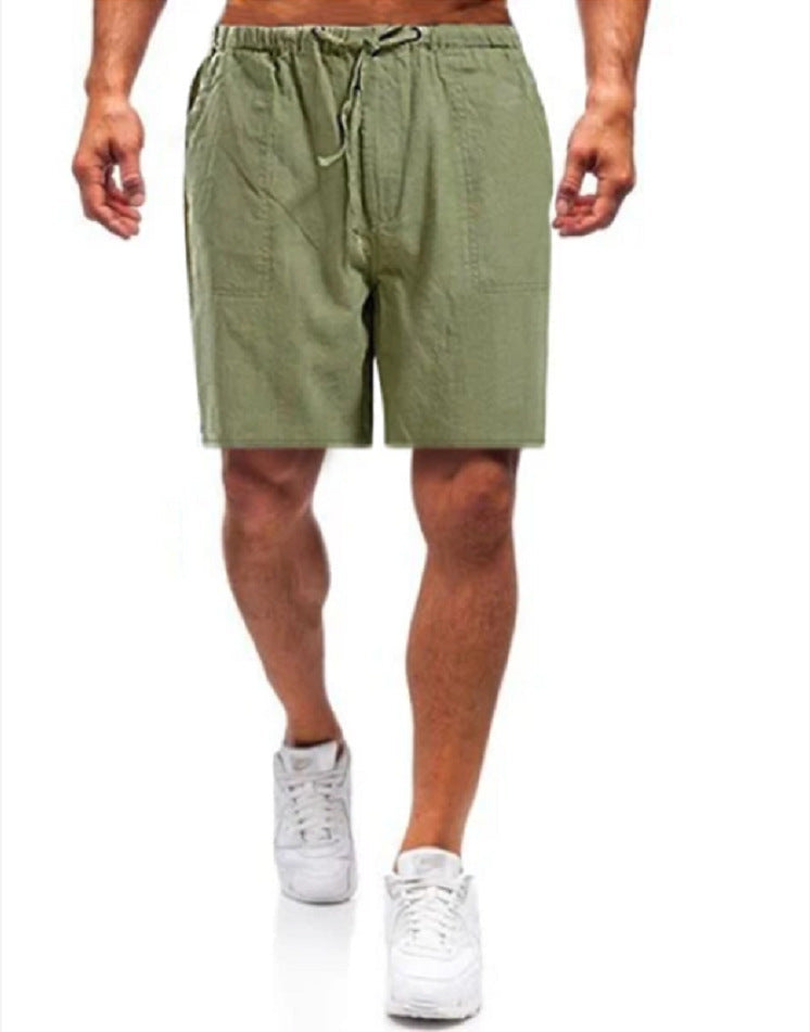 💥50% OFF ☀ Stay Cool, Stay Sharp - Men's Relaxed Linen Shorts ☀️