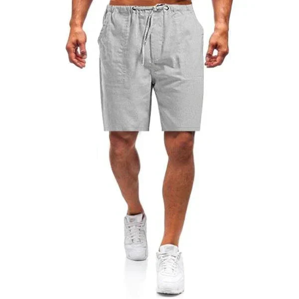 💥50% OFF ☀ Stay Cool, Stay Sharp - Men's Relaxed Linen Shorts ☀️