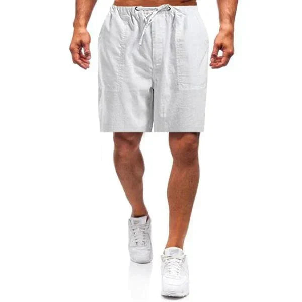 💥50% OFF ☀ Stay Cool, Stay Sharp - Men's Relaxed Linen Shorts ☀️