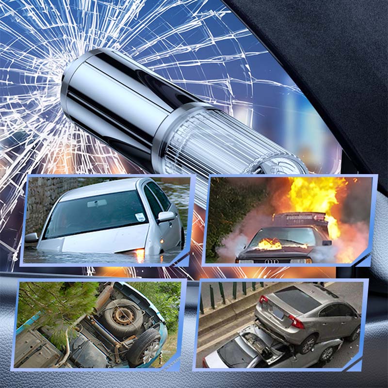 🚙🛡️ 50% OFF! Emergency Car Window Breaker & Seatbelt Cutter – 2-in-1 escape tool. Tungsten steel head shatters glass, hidden cutter slices belts. Compact keychain size for every car! 🔨✅