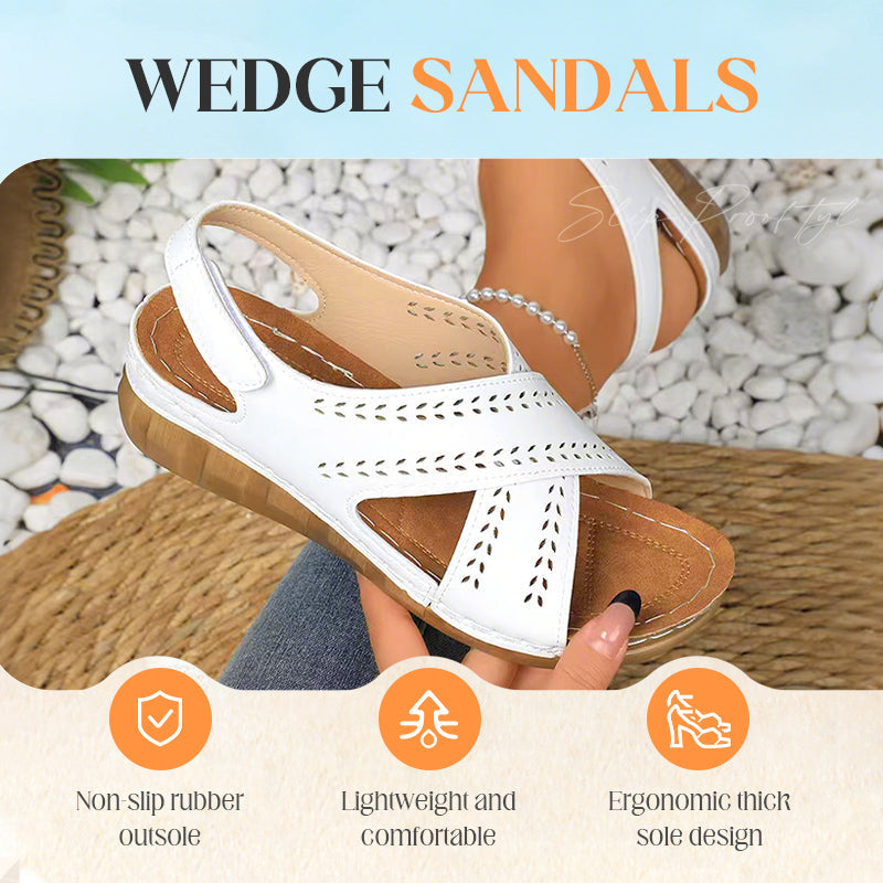 Women's Comfortable Retro Wedge Sandals
