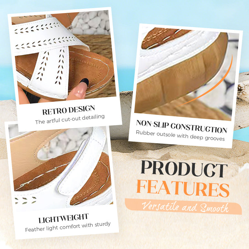 Women's Comfortable Retro Wedge Sandals