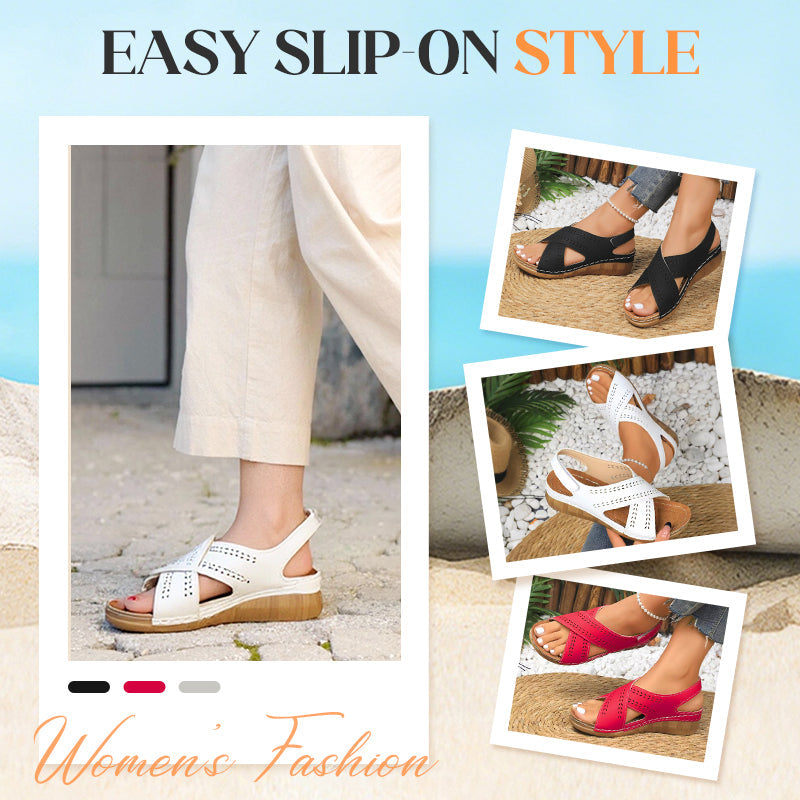 Women's Comfortable Retro Wedge Sandals