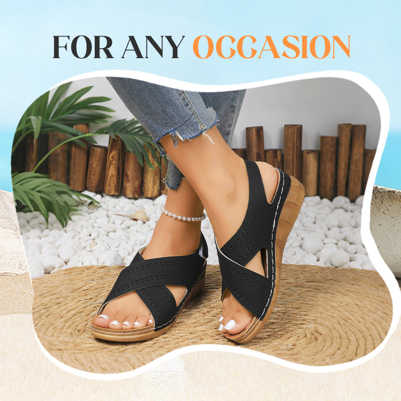 Women's Comfortable Retro Wedge Sandals