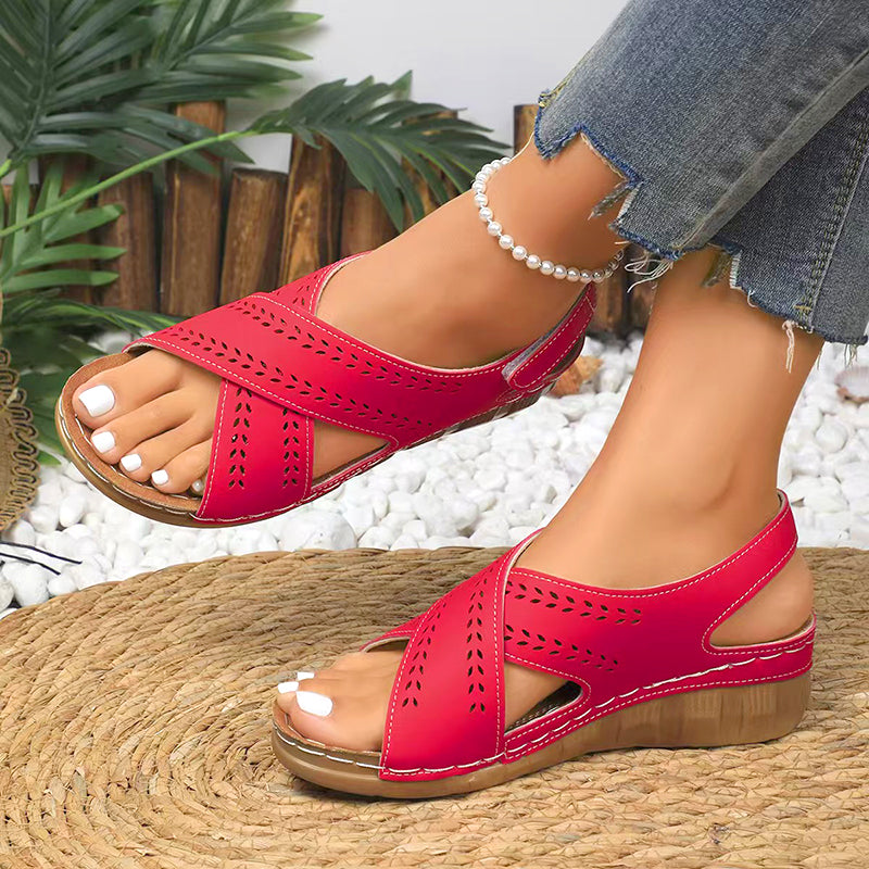 Women's Comfortable Retro Wedge Sandals
