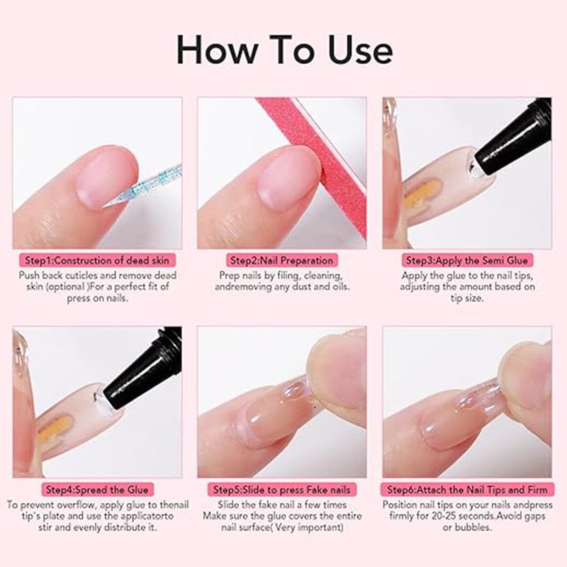 🥳BUY 1 GET 1 FREE🥳💞50K+ SOLD!💅Extra Strong Nail Glue + Remover Set