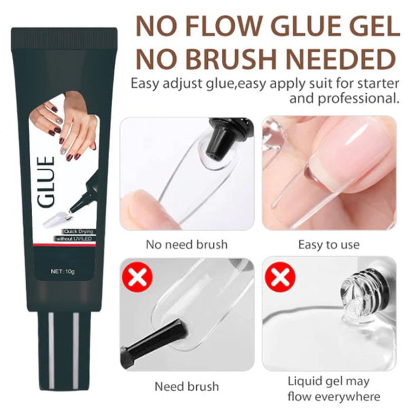 🥳BUY 1 GET 1 FREE🥳💞50K+ SOLD!💅Extra Strong Nail Glue + Remover Set