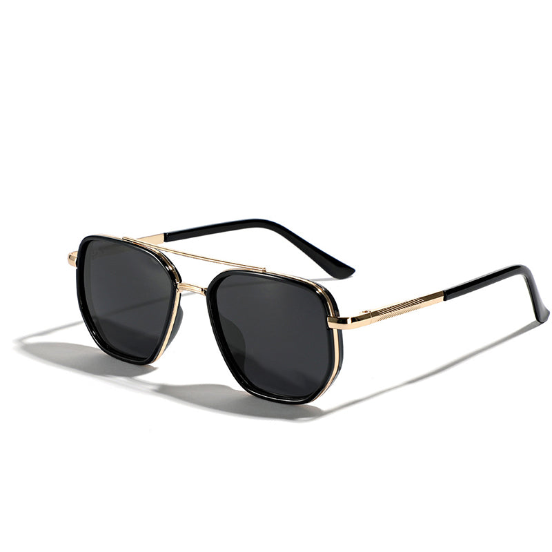 ✨Hot Sale 49% Off🥰Geometric Double-Beam Polarized Sunglasses – Bold Style, Ultimate Clarity! 🕶️