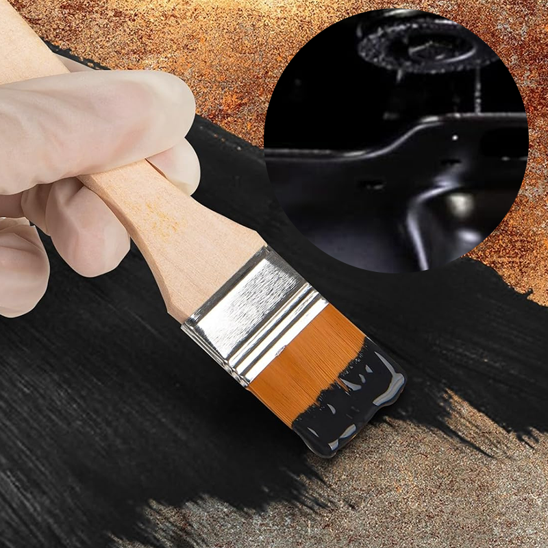 🥳2026 HOT SALE🥳 45% OFF!✨ Rust Converter Metallic Paint – One coat stops rust, no sanding, no fumes. Dries to a sleek metal finish. Perfect for garden tools & gates. 🔨🛡️