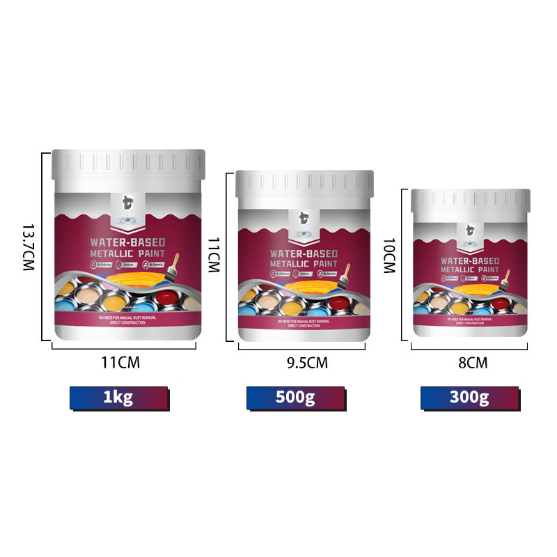 🥳2026 HOT SALE🥳 45% OFF!✨ Rust Converter Metallic Paint – One coat stops rust, no sanding, no fumes. Dries to a sleek metal finish. Perfect for garden tools & gates. 🔨🛡️
