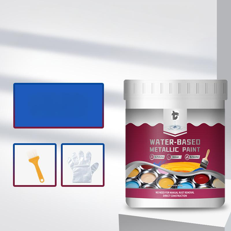 🥳2026 HOT SALE🥳 45% OFF!✨ Rust Converter Metallic Paint – One coat stops rust, no sanding, no fumes. Dries to a sleek metal finish. Perfect for garden tools & gates. 🔨🛡️